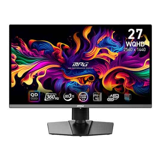 MSI 26.5" MPG 271QRX QD-OLED WQHD 360Hz Adaptive-Sync Open Box Monitor